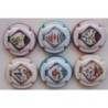 MONJOY JUEGO 6 PLACAS X. 136704 a 136710 (PECES)