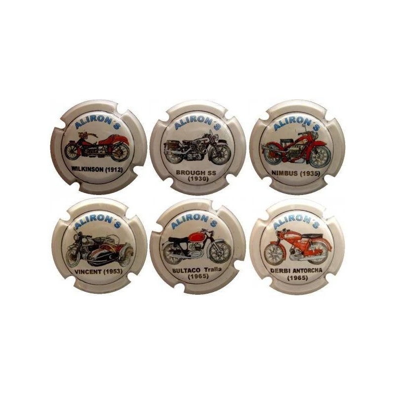 ALIRON´S--COL. 6 PL. MOTOS MITICAS 2