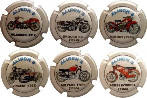 ALIRON´S--X.61602 (SERIE 6 XAPES NOM BLAU)