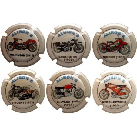 ALIRON´S--COL. 6 PL. MOTOS MITICAS 2