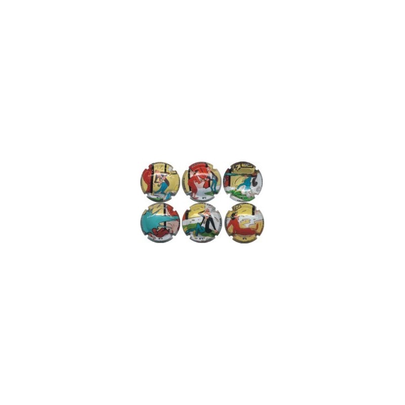CHATIN-COL. 6 PL. HISTORIETA CHAMPAN-V.20245 A 20250