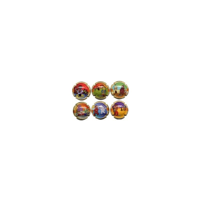 CHATIN-Serie RAZAS- 6 PL-12222-3-4-5-6-7