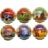 CHATIN-Serie RAZAS- 6 PL-12222-3-4-5-6-7